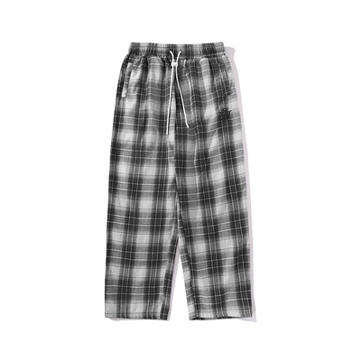 LUSHISI慵懒风休闲裤直筒显腿长