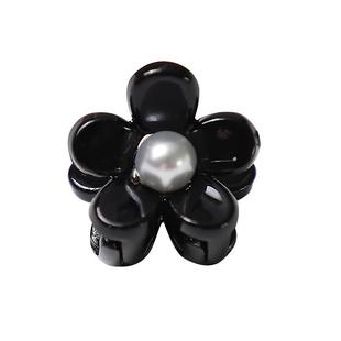 刘海夹前额碎发小抓夹女夏季珍珠花朵发夹小夹子迷你侧边发卡顶夹