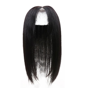 瑞贝卡优质顺发大面积补发块假发刘海自然头顶遮白发增发量全真发