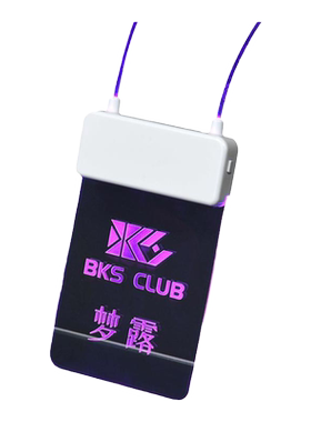 亚克力usb充电发光工作牌定制