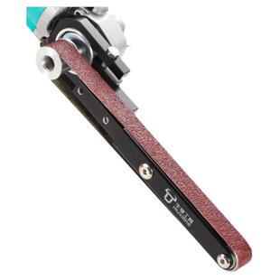 角磨机改装砂轮带机抛光除锈神器木工打磨砂环带风动电动磨光工具