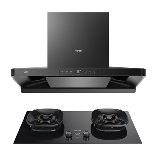 华帝烟灶联动套装S35/S35P家用厨房抽油烟机燃气灶套餐官方旗舰店