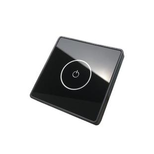 新款轻薄明装门禁触摸式开关钢化玻璃红外遥控触摸出门按钮开关