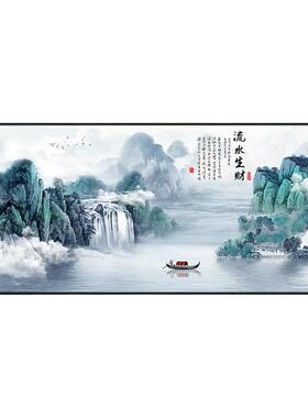 趣木家客厅新中式可定制防水防污