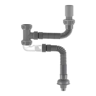 阳台洗衣池双槽二合一排水管