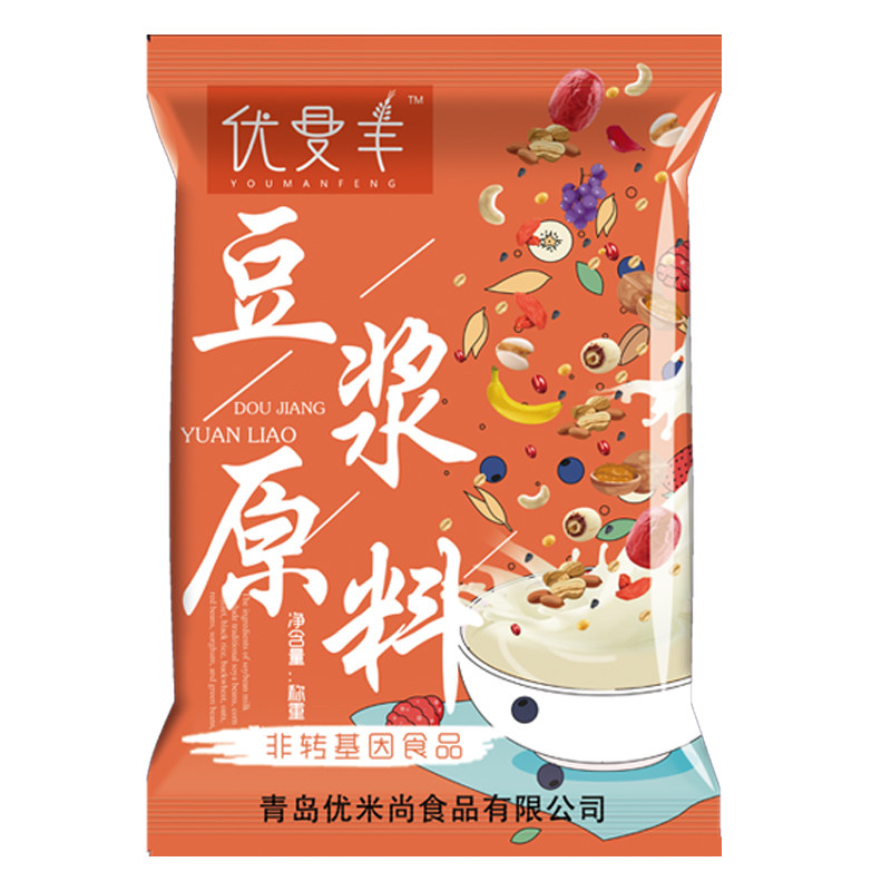黑芝麻豆浆五谷豆浆袋装