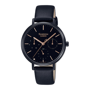 卡西欧 Sheen SHE-4541CGL-4A/CG-7A/4539PG多功能石英女士腕手表