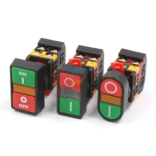 马可APBB-22N-25N双键PPBB双位as带灯控制按钮开关25mm复位双联30