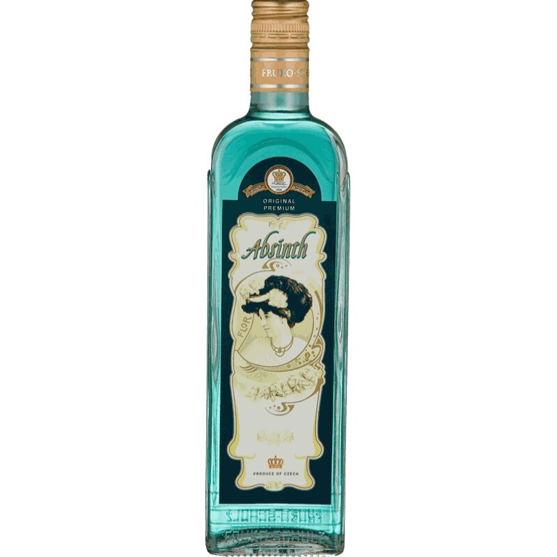 捷克进口洋酒福卢克绿红苦艾酒配制酒70度高度酒配制酒ABSINTH