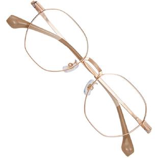 久森高度数近视眼镜框超轻钛架小瞳距小脸眼镜专业可配度数B24079