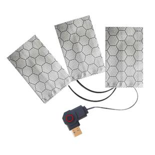 石墨烯柔性发热布理疗肩膀肩颈背心热敷usb5V加热片衣服定制5VUSB