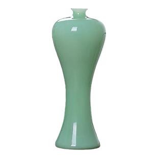 北大史玉见轻奢高端美人瓶家用新中式插画器家居摆件茶道玻璃花瓶