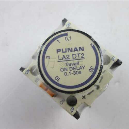 议价LA2 DT2 接触器用延时器触头 0.1-30S 普南电气  实物拍摄
