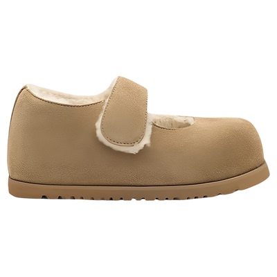 诗歌兰女鞋厚底加绒勃肯玛丽珍鞋