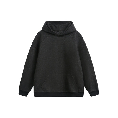 美式休闲重磅毛呢面料卫衣