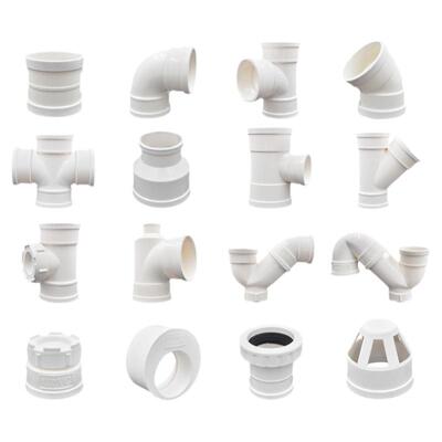 异径存水弯斜三通平面预埋伸缩节