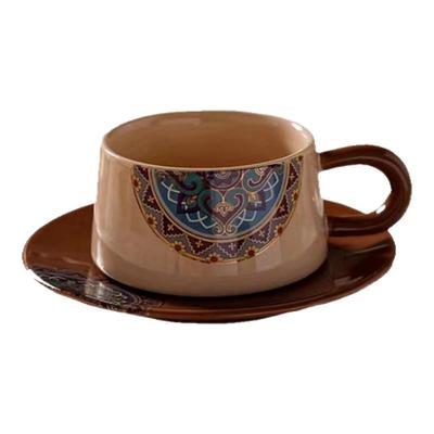 VIANNA藏族风陶瓷咖啡杯碟