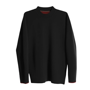 Mind Bridge羊毛衫男2024春秋冬季套头圆领打底毛衣针织衫长袖T恤