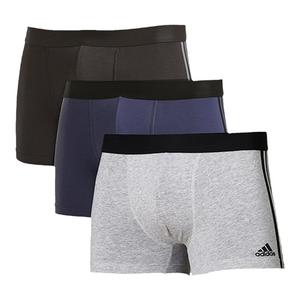 Adidas 【推荐】阿迪达斯官方男士夏季三角内裤平角裤纯棉3条装