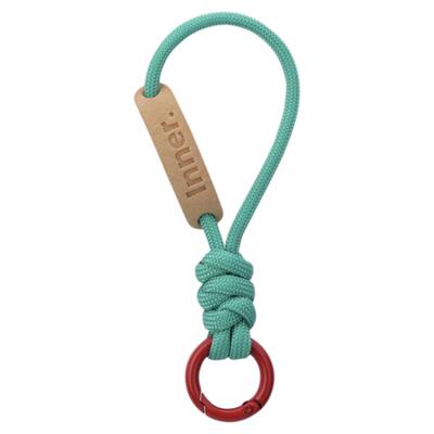 里面LM｜钥匙扣挂绳皮质创意防丢便携车钥匙链奶嘴小挂件个性创意