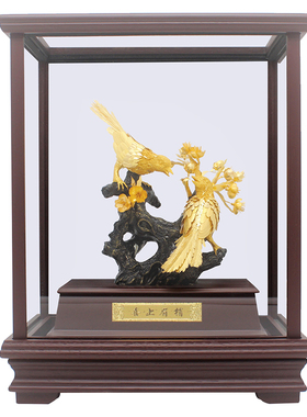 喜上眉梢摆件新婚礼物创意装饰品