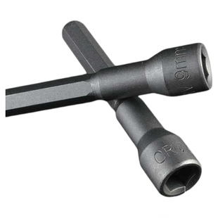 冲击批8mm六角柄套筒旋具套筒撞击批批头 外六角套筒风批套筒