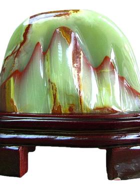 天然玉石阿富汗玉原石摆件