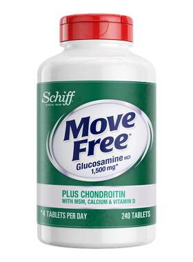 MoveFree益节五合一高钙氨糖软骨素加钙片正品官方旗舰店D3中老年