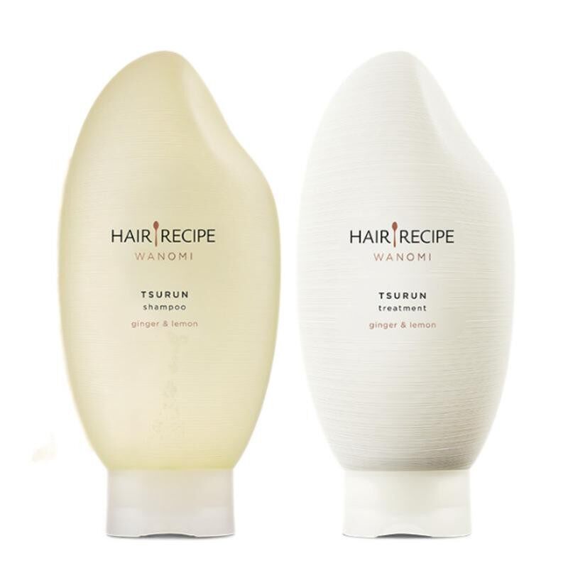 日本本土Hairrecipe大米精华无硅油蓬松修护洗发水护发素米糠发油