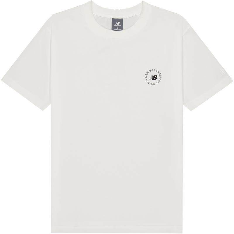 New Balance NB官方正品男士运动休闲圆领印花舒适短袖T恤MT51873
