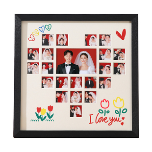 多宫格相框洗照片定制diy挂墙情侣婚纱纪念生日礼物相片打印摆台