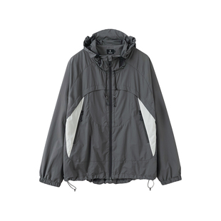 BUTTBILL BETA 特氟龙三防弧形拼色外套高质尼龙户外户外夹克