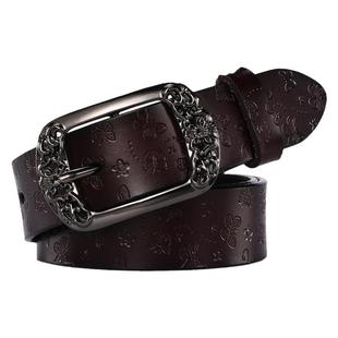 加长皮带女款真皮胖mm裤带实用百搭牛仔裤纯牛皮胖子大码腰带超长