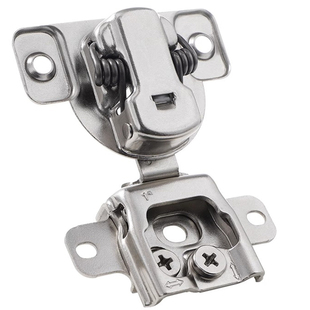 衣柜内开门美式铰链内推门隐形合页柜门三维反向铰链往里开铰链