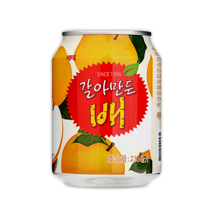 原装韩国进口海太梨汁果汁饮料整箱果肉果粒238mlX12罐礼盒装