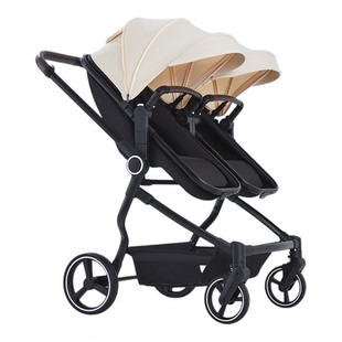 双胞胎 宝宝 二胎 一大一小宝 双人 超轻折叠 婴儿车推车可坐可躺