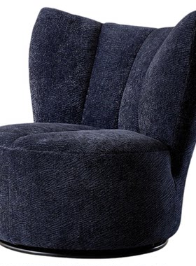 爱依瑞斯中古风雪尼尔单人沙发椅
