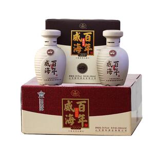 文登学百年威海369浓香型白酒过中秋节日春节送礼特产6盒装12瓶