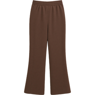 DM100大码百分百女装微胖mm冬气质显瘦微喇超模裤百搭加绒休闲裤