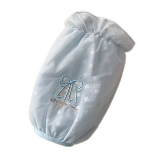 芭啦坊蕾丝袖套儿童少女学生护袖双层轻薄网纱韩版防水防污羽绒服