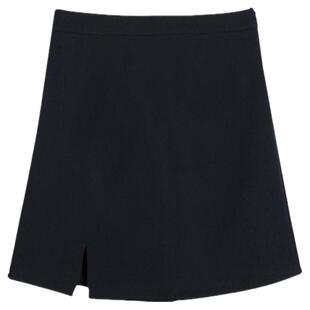 2024春夏季新款高腰侧开叉半身裙女a字裙胖mm大码半裙包臀短裙潮