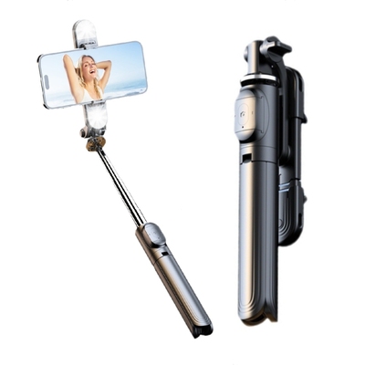 双补光灯加长无线手机蓝牙自拍杆