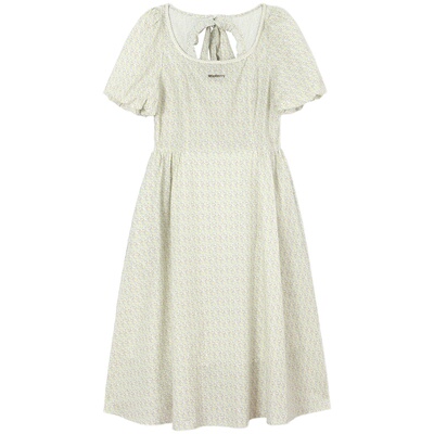 whyberry碎花连衣裙少女风