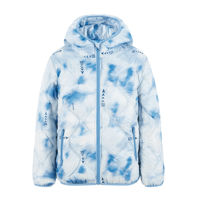 雪中飞kids儿童羽绒服连帽印花冬