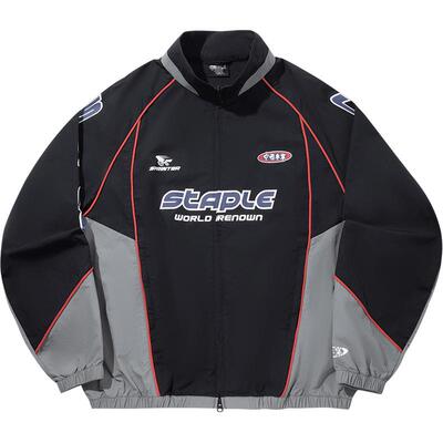 李宁STAPLE宽松立领男运动外套