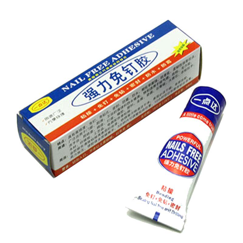 特价促销 强力速干免钉胶 强力液体钉 瓷白 透明  包邮+送辅助贴