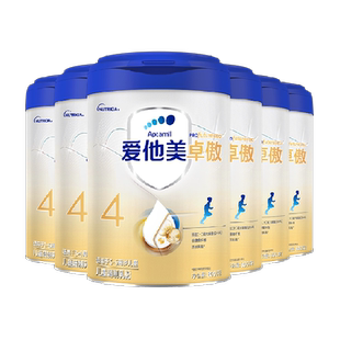 爱他美卓傲儿童配方调制乳粉4段800g*6罐