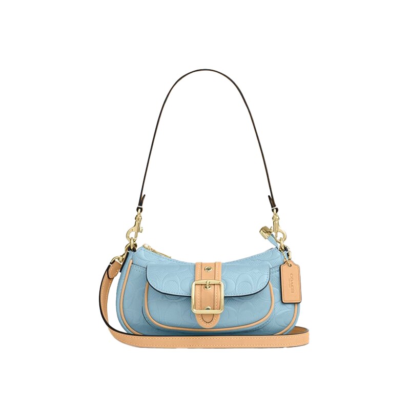 COACH/蔻驰官方 奥莱款Ashton女士单肩斜挎手提包半月包CEN11