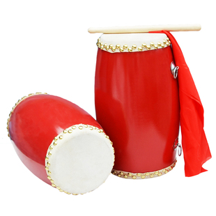 牛皮腰鼓成人儿童学生小腰鼓幼儿园老年安塞腰鼓大人专业打击乐器