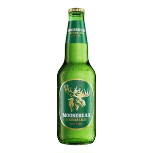 加拿大进口MOOSEHEAD魔书精酿拉格黄啤酒玻璃瓶装整箱350ml微醺